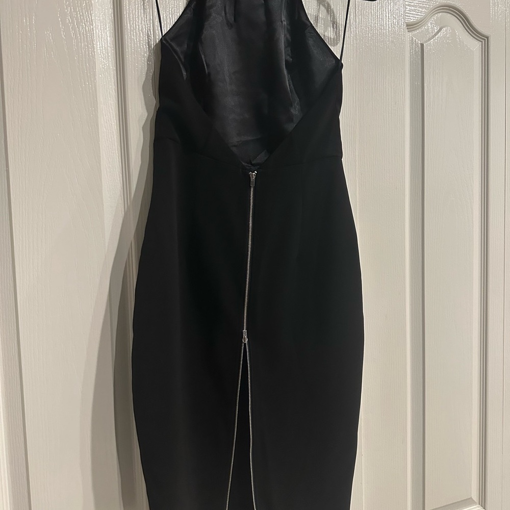 Express Black Backless Dress!